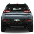 thumbnail image 4 of Jeep Trailhawk in 3D Dark Gray Letters on Black Metal License Plate Frame, 4 of 8