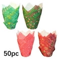 thumbnail image 3 of Noothes 50-Pack Standard Size Cupcake Liners Heat and Oil Resistant Baking Cups for Christmas Birthday Party Baking, 3 of 6