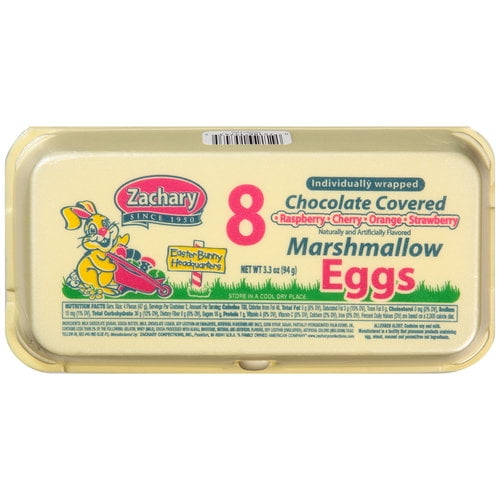 Zachary Assorted Flavored Marshmallow Egg Crate, 3.3 Oz.