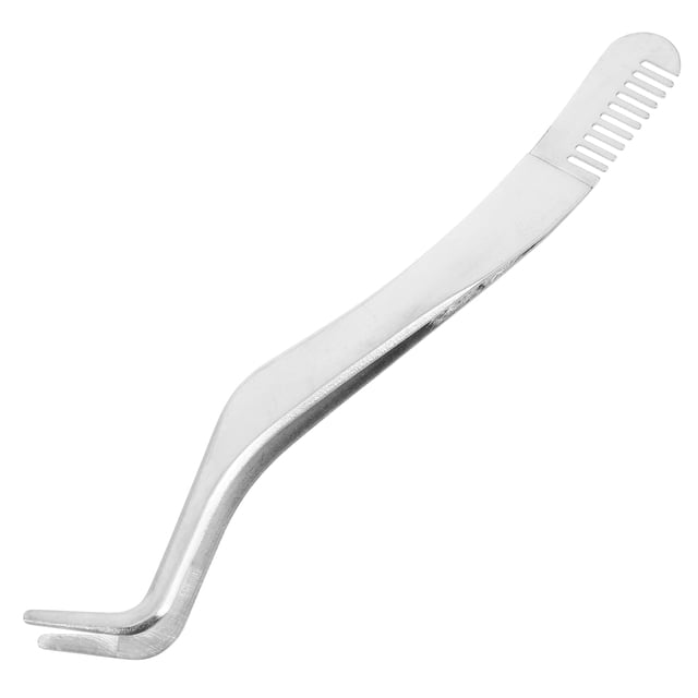 Miangastore Pince à Extensions de Cils en Acier Inoxydable Design Intégré 1Pcs 4.72x0.12x0.04 Po