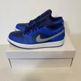 thumbnail image 2 of Ni - ke Ni - ke Jordan 1 Low Game Royal Blue Void Shoe Size 8.5 Womens 7 Mens DC0774 400, 2 of 5