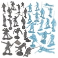 thumbnail image 5 of BMC CTS Marx Civil War Plastic Army Men - 31pc Powder Blue & Gray Soldier Figure, 5 of 6