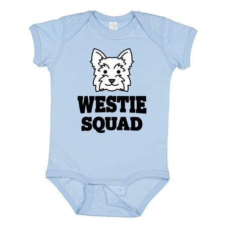 

Inktastic Dog Westie Squad Gift Baby Boy or Baby Girl Bodysuit