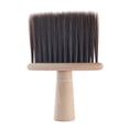 thumbnail image 1 of Cepillo de peluquería portátil con mango de madera para quitar el pelo roto (marrón), 1 of 7