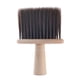 thumbnail image 1 of Cepillo de peluquería portátil con mango de madera para quitar el pelo roto (marrón), 1 of 7