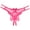 Hot Pink, variant on Womens Thongs No Show Panties Underwear Low Rise T-Back Underpants