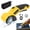 Yellow, variant on Toorise Cordless Electric Scissors USB Rechargeable Electric Cardboard Cutter with LED Light and Safety Lock 4.2 V Fabric Carpet Cutter Tool for Cardboard Leather Carpet