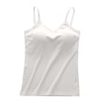 thumbnail image 2 of Uootdi Women's Tank Tops V Neck Thin Strap Solid Casual Tops Daily Wear Style Soft Stretchy Loose Fit Shirts Gift, 2 of 5