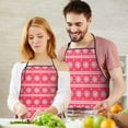 thumbnail image 5 of Christmas Adjustable Waterproof Apron for Adults 33x27 Inch – Cooking Apron with 2 Large Pockets, Durable Polyester Bib for Kitchen, Baking, BBQ, and Home Use, 5 of 6