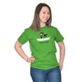 thumbnail image 4 of Life is Crap Funny No Christmas Cards Plus Size Crewneck Graphic Tee Shirt Brisco Brands 3X, 4 of 5