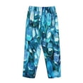 thumbnail image 5 of Balery Blue Kyanite print Women's Pajama Pants,Ultra Lightweight Pjs,Lounge Pant-, 5 of 9