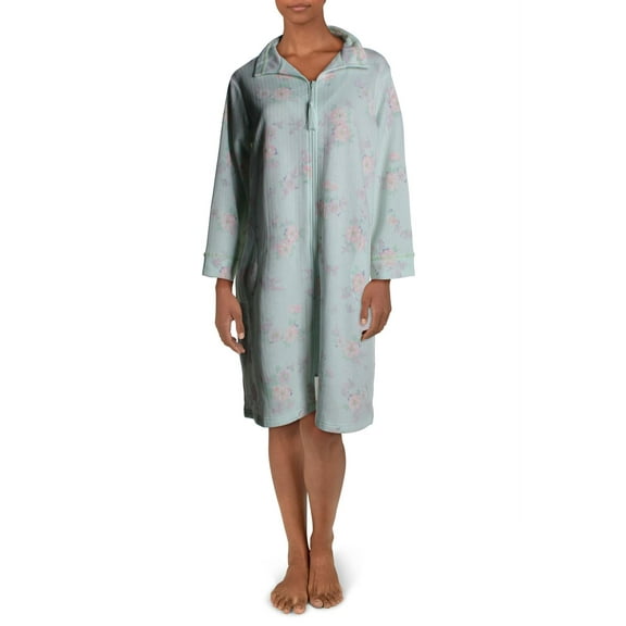 Miss Elaine Womens Sleepwear Lounge Short Robe