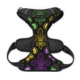 thumbnail image 5 of Picia Mardi Gras1 No-Pull Dog Harness Reflective Front Clip Vest with Handle,Step-in Air Dog Harness,Adjustable 2 Metal Rings 4 Buckles,Easy to Put on & Take Off Large, 5 of 9