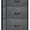 Charcoal Black & Grey 4 Drawer Tall Basis, variant on Curved Profile Dresser for Bedroom, Chest of Drawers, 5 Storage Drawers Organizer Unit, Black Dresser with Fabric Bins for Closet, Living Room, Kid Room (Charcoal Black)