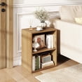 thumbnail image 2 of Costway 2-Cube Bookcase with 5-Position Adjustable Shelf, Anti-Toppling Kits for Study Natural, 2 of 10