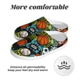 thumbnail image 6 of Wukai Balls Print Women's Indoor Bedroom Slipper Slip On Shoes, Unisex House Shoes with Anti-Skid Sole for Men, Gift for Women Men-39/40, 6 of 7