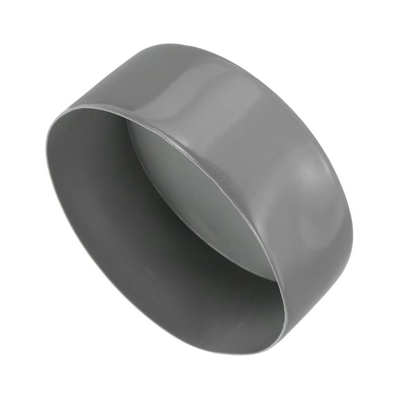 4pcs Rubber End Caps 130mm End Cap Screw Thread Protectors Light Gray