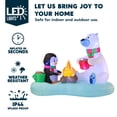 thumbnail image 3 of Oso polar y pingüino inflables navideños Joiedomi 6 pies con luz LED, 3 of 8