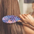 thumbnail image 4 of Aesthetic Detangling Hair Brush - Smoothing Paddle Brush with Round-Tip Bristles, Classic & Fashionable for Women & Men, Reduces Breakage, 4 of 6