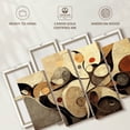 thumbnail image 6 of Elephant Stock Abstract Earth Tone Swirls Wall Art - Horizontal Multi Panel Canvas - Living Room Wall Decor - Abstract Multi Panel - Beige And Brown Decor - 52" x 32", 6 of 8
