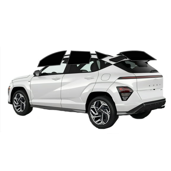 Haiy Co - PreCut 2Ply 05% Window Tint Film Kit For 2024-2025 Hyundai Kona -Side+Rear Window