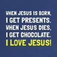 thumbnail image 2 of CafePress - Love Jesus Maternity T Shirt - Maternity Dark T-Shirt, 2 of 3