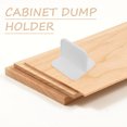 thumbnail image 3 of BESTYASH 4Ud Cabinet Shelf Holders White Plastic Easy Installation for Home Furniture Support, 3 of 7