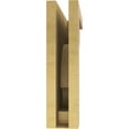 thumbnail image 4 of 5"W x 20"D x 20"H Thin Alma Rough Cedar Woodgrain TimberThane Corbel, Primed Tan, 4 of 6
