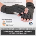 thumbnail image 1 of Arthritis Gloves Compression Support Hand Wrist Brace Relief Carpal Tunnel Pain, 1 of 4