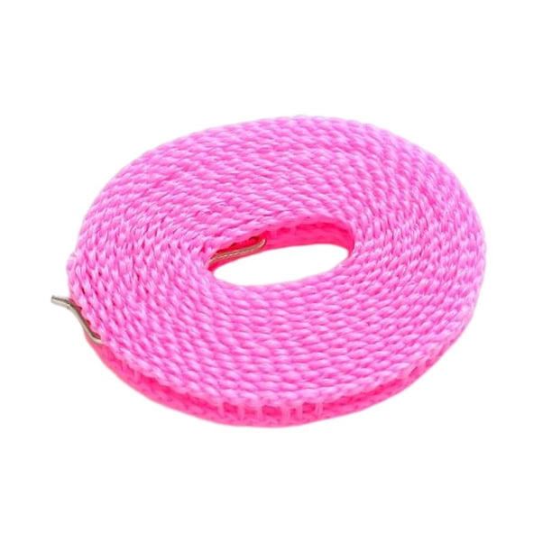 Tendedero retráctil de nailon antideslizante para exteriores (8 metros) rosa Hugtrwg Para estrenar