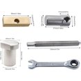 thumbnail image 2 of Auxiliary Tool Woodworking Table, Desk Clamp, Brass Quick Release Clamp(19mm), 2 of 5