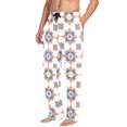 thumbnail image 2 of FORMRS Mens Pajama Pants with Pockets Cotton Sleepwear Lounge Bottoms Sizes S-2XL, Blue Abstract Pattern, 2 of 7