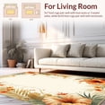 thumbnail image 2 of ODIKA 2'x3' Machine Washable Non-Slip Area Rug, Tropical Blossom Medallion with Vibrant Floral Motifs High Traffic Rug, Orange, 227449, 2 of 7