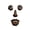 K, variant on Tree Face Ornament Facial Features Outdoor Statues Resin Weather-Resistant Garden Decoration for Yard Tree Stump