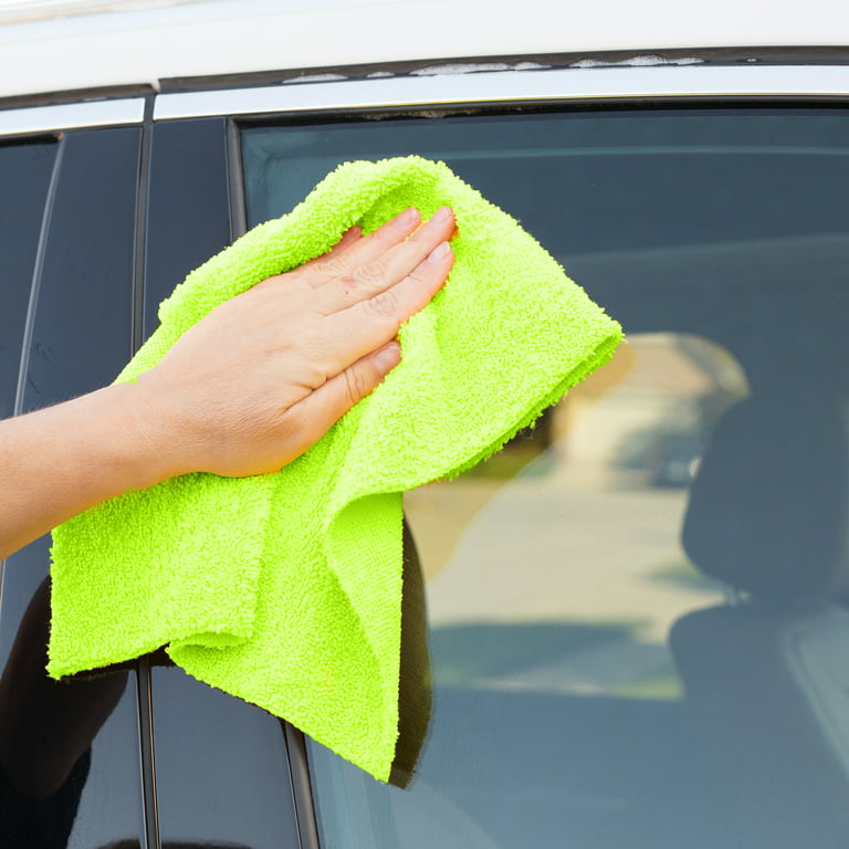 Auto Drive Multi-Purpose Microfiber Cleaning Towels 10 Pack, Assorted  Colors 