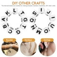 thumbnail image 2 of OULII 500Set Delicate Alphabet Beads Acrylic Jewelry Making Diy Enthusiasts Assorted Color, 2 of 8