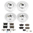 thumbnail image 2 of PowerStop Front and Rear Geomet Coated Brake Rotor and Pad Kit Fits: MERCEDES-BENZ Select Models CRK8734, 2 of 3