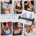 thumbnail image 2 of Sacnahe Wireless Tattoo Stencil Printer, Portable Bluetooth Thermal Tattoo Printer with App Custom-Size&acirc;&curren; A4, Print Realistic, 2 of 8
