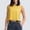 Yellow, variant on Women's Tanks Lightweight Breathable Ice Silk Yoga Jacket for Women with Hollow Back Design Loose Leisure Fitness Vest for Wear Army Green L