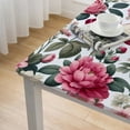 thumbnail image 4 of nygtbtfer Watercolor Flower Tablecloth, Floral Pattern Painting Style Print with and Roses, Dining Room Kitchen Rectangular Table Cover, 4 of 7