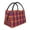 Purple Yellow Buffalo Plaid, variant on Vsdgher Bee Print Insulated Reusable Bags with Sturdy Zipper and Handles, Foldable Totes for Hot or Cold Food Bring or Delivery