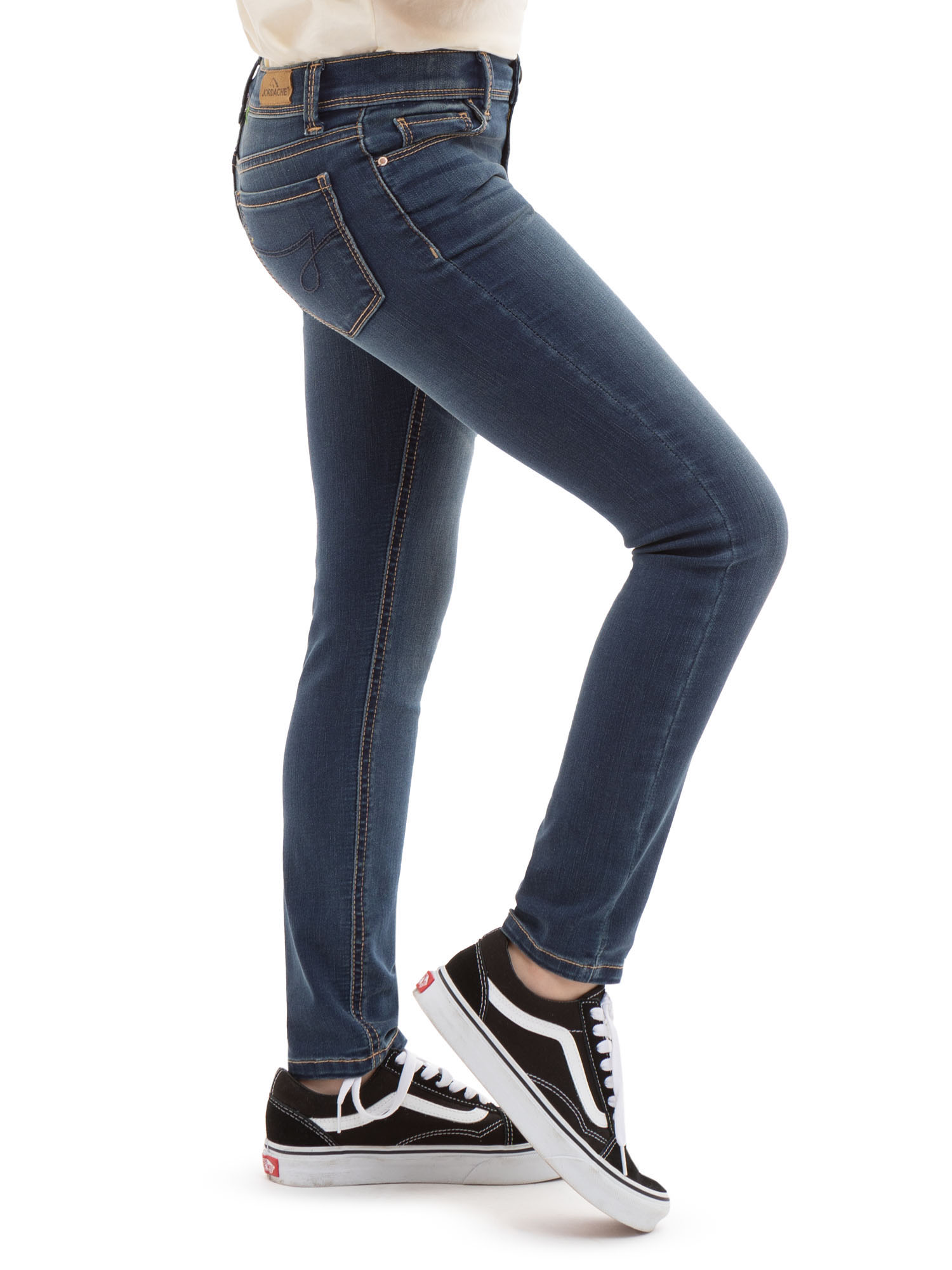 Jordache Girls Skinny Jeans, Sizes 5-18 - image 3 of 5