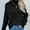 Black, variant on Babysbule Plus Size Womens Sweaters Women's Loose Solid Color Fashion Turtleneck Pullover Sweater Turtleneck Sweater Women's Fashion