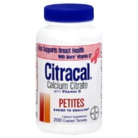 Citracal Calcium Citrate Supplements With Vitamin D - 200 Ea