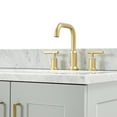 thumbnail image 4 of Ariel Taylor 67 Inch Double Rectangle Sink Vanity With Carrara White Marble Countertop W/0.75" Edge In Grey, 4 of 11