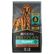 Purina Pro Plan Puppy Dry Dog Food, Sensitive Skin & Stomach, Nutrient Dense Salmon & Rice, 16 lb Bag