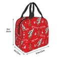 thumbnail image 3 of Fuzoiu Christmas Deer 1 Print Lunch Bag for Women & Men,Adult Insulated Lunch Box,Leakproof Cooler,Food Lunch Containers,Reusable Lunch Tote Bags for Work, Travel, Outdoor, 3 of 8