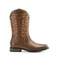 thumbnail image 2 of Bruno Marc Cowboy Boots for Men, Slip on Western Boots with Chic Embroidered Durable Short Retro Country Square Toe Boot, 2 of 5