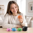 thumbnail image 5 of Halloween Pumpkin Dumpling Squeeze Mystery Box, Mystery Squishy Dumpling, Cute Squishy Dumpling Stress Relief Toy with Realistic Texture, Glitter Stress Relief Squeeze Balls, Party & Birthday Gifts, 5 of 8