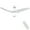 D-WH-42 inch, variant on Wellspeed Modern 42 in. Indoor Matte White Dimmable Ceiling Fan with 3 Blades and Remote Control